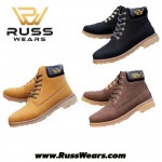 New Russ Wears Heavey Duty Construction Boots