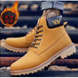 New Russ Wears Heavey Duty Construction Boots