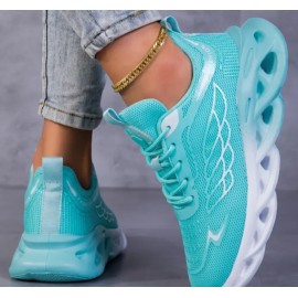 Women's Breathable Mesh and Synthetic Upper All-Season Cushioned Lightweight Running Sneakers