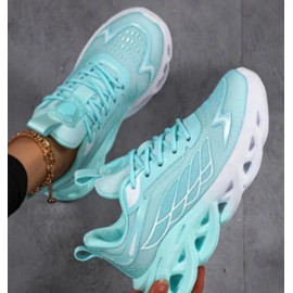 Women's Breathable Mesh and Synthetic Upper All-Season Cushioned Lightweight Running Sneakers
