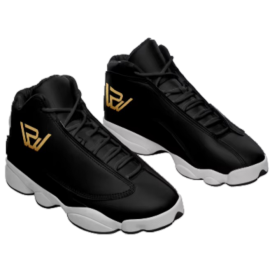 Russ Wears All Black High Quality Casual Unisex Basketball Sneakers
